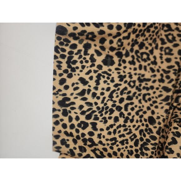 Pull & Bear Leopard Print Tiered Maxi Dress Women’s Size Small - Picture 10 of 11